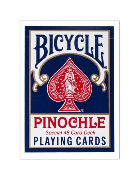 1 Docena de Cartas de Pinochle Bicycle Deluxe - 12 Barajas