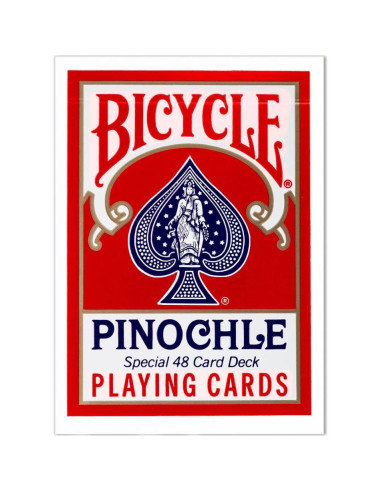 1 Docena de Cartas de Pinochle Bicycle Deluxe - 12 Barajas