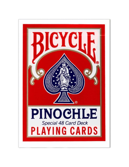 1 Docena de Cartas de Pinochle Bicycle Deluxe - 12 Barajas
