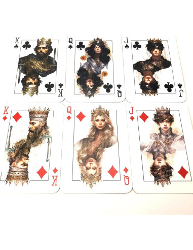 Baraja de Cartas de Alas de Mariposa Noble Artisan 54 cartas