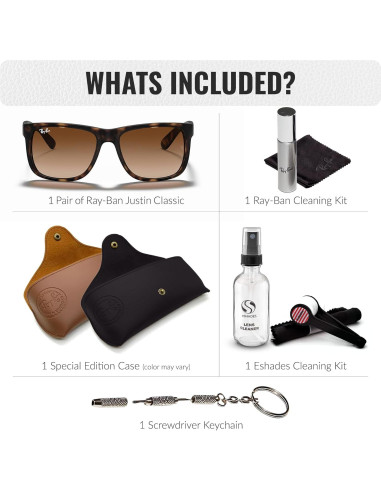 Gafas de Sol Ray-Ban RB4165 Justin Cuadradas 55mm