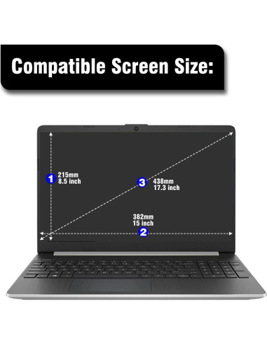 Paquete de 3 Protectores de Pantalla Antirreflejo 17.3" KEANBOLL