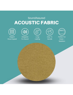 Tela Acústica TruWeave SoundAssured 100% Transparente 149x91cm 2