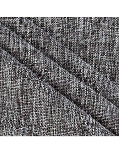 Tela de Burlap de Poliéster Vintage Carbón 58" por Yarda 2