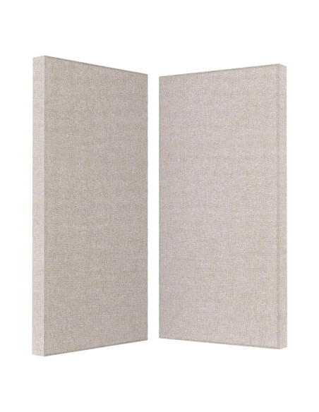 Paneles Acústicos de Fibra de Vidrio 120x60 cm Lino 2 PCS