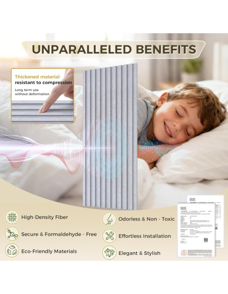 Paneles Acústicos de Pared 120x60 cm Doble Capa 8 Pzas Camello