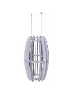 Absorbente Acústico de Techo Ovalado VIVO PP-CW03G Gris Claro