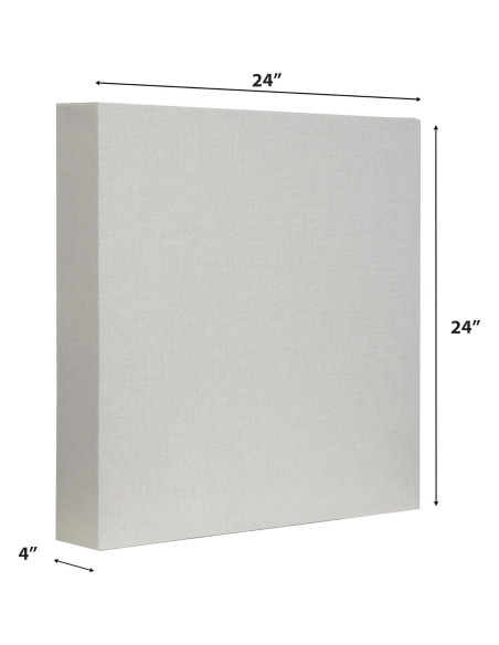 Panel Acústico Absorbente ATS Acoustics 61x61 cm Lino