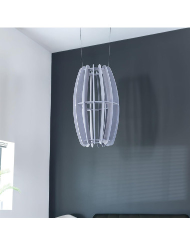 Absorbente Acústico de Techo Ovalado VIVO PP-CW03G Gris Claro