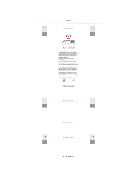 Panel Acústico Absorbente ATS Acoustics 61x61 cm Lino