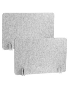 Panel de Privacidad Acústico BOHUIZ 2 Piezas 60x45cm Gris