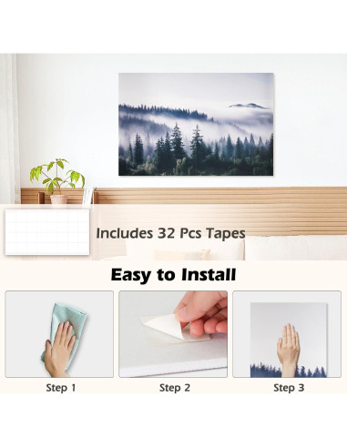 Paneles Acústicos Decorativos DOLLAR BOSS 8 Piezas 48x32cm