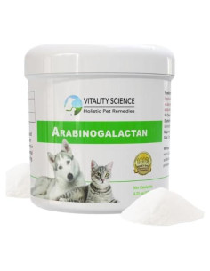 Arabinogalactano Prebiótico Vitality Science 120g para Mascotas
