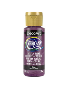 Pintura Acrílica DecoArt Ciruela 59ml Mate No Tóxica