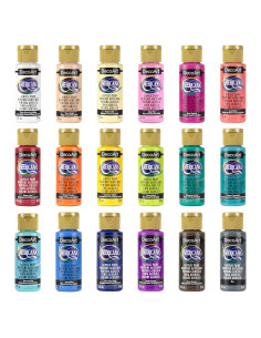 Set de Pintura Acrílica Americana DecoArt 18 Botellas 59 ml