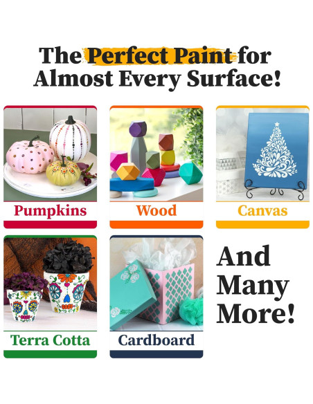 Set de Pintura Acrílica Americana DecoArt 18 Botellas 59 ml