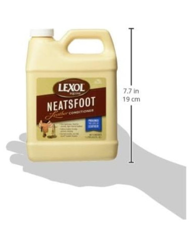 Acondicionador de Cuero Neatsfoot Lexol 1L | Suaviza y Protege