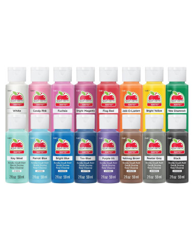 Set de Pintura Acrílica Apple Barrel PROMOABIII 16 Colores 944ml