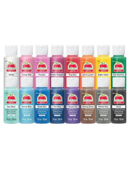 Set de Pintura Acrílica Apple Barrel PROMOABIII 16 Colores 944ml