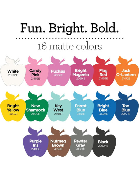 Set de Pintura Acrílica Apple Barrel PROMOABIII 16 Colores 944ml