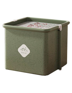 Bañera Plegable STARBRILLIANT Verde 70x65x65 cm Alta Resistencia