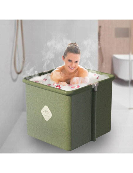Bañera Plegable STARBRILLIANT Verde 70x65x65 cm Alta Resistencia