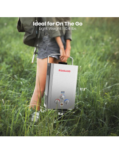 Calentador de Agua Sin Tanque GASLAND BE158S 6L 1.58 GPM Propano 2