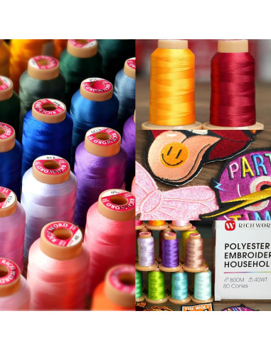 Máquina de Bordar Poolin EOC06 20.1x27.9 cm + 80 Hilos