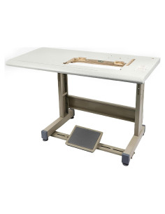 Mesa de Coser Industrial Fbshicung ZB001 119x53x73cm Blanca