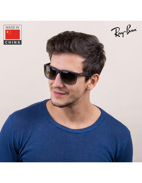 Gafas de Sol Ray-Ban RB4165 JUSTIN Cuadradas 54mm Verde