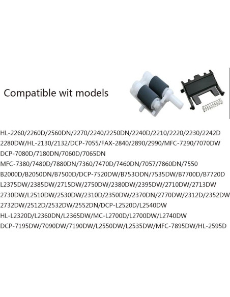 Kit de Rodillos de Alimentación para Brother MFC-L2750DW