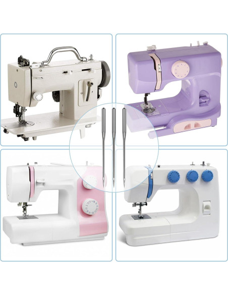 30 Agujas de Máquina de Coser Universal HLARTNET - Alta Resistencia