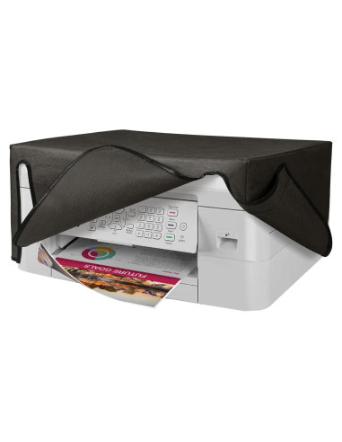 Funda protectora kwmobile para impresora Brother MFC-J1010DW - Gris oscuro