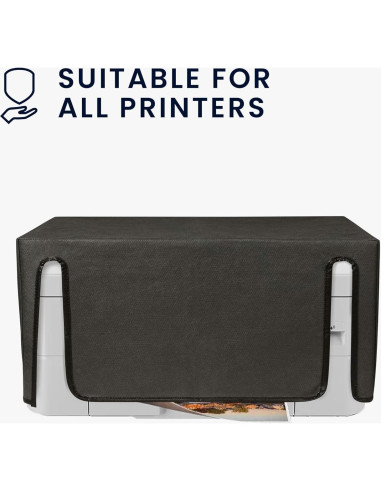 Funda protectora kwmobile para impresora Brother MFC-J1010DW - Gris oscuro