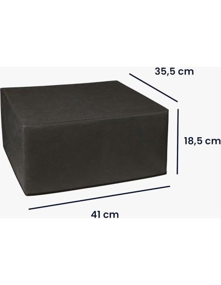 Funda protectora kwmobile para impresora Brother MFC-J1010DW - Gris oscuro