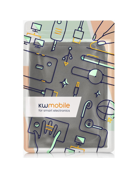 Funda protectora kwmobile para impresora Brother MFC-J1010DW - Gris oscuro