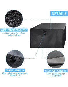 Cubierta de Polvo Universal para Impresora Brother y Epson 38.1x38.1x19.1cm 2