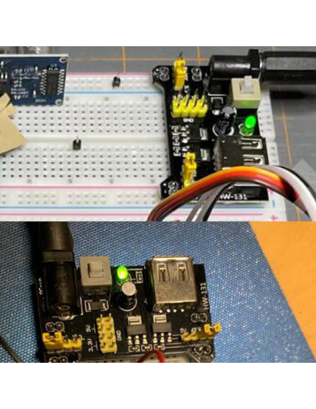 Módulo de Suministro de Energía DIANN 3.3V/5V con Clips 9V