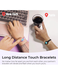 Pulseras de Toque a Distancia TOTWOO - Regalos para Relaciones 2