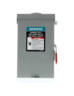 Interruptor de Seguridad Siemens GF222NRA 60A 240V Fusible