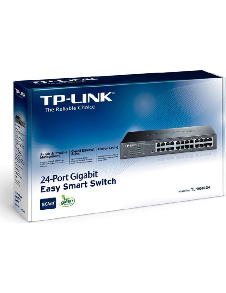 Interruptor Ethernet Gigabit TP-Link TL-SG1024 24 Puertos