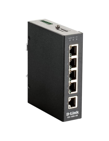 Switch Industrial D-Link DIS-100G-5W 5 Puertos Gigabit Plug and Play
