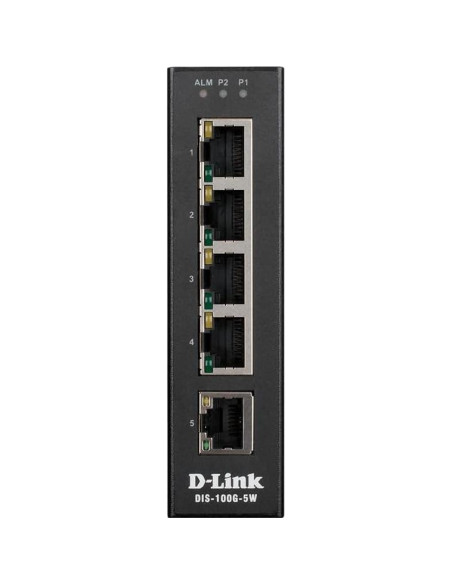 Switch Industrial D-Link DIS-100G-5W 5 Puertos Gigabit Plug and Play