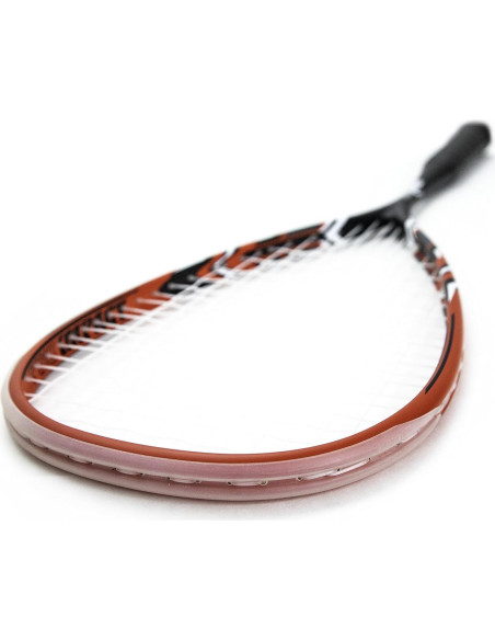 Raqueta de Squash Pro Impact Grafito 358g con Funda y Cuerdas