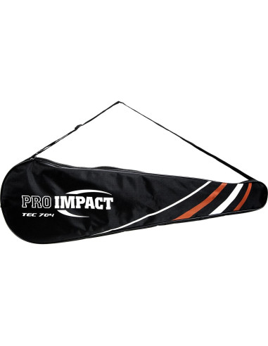 Raqueta de Squash Pro Impact Grafito 358g con Funda y Cuerdas