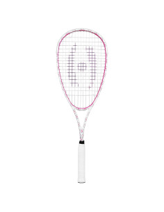 Raqueta de Squash Junior Harrow 25" Grafito Blanco/Rosa/Púrpura