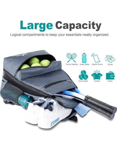 Mochila de Tenis Himal Outdoors - Capacidad 2-3 Raquetas