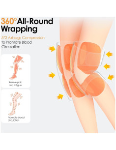 Masajeador de Rodilla con Calor y Compresión ZHANGZHOU 3 Niveles 2