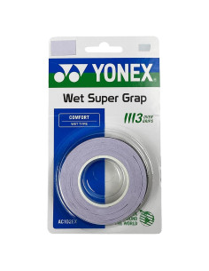 Overgrip Yonex Super Grap - Paquete de 3 - Lila Pálido