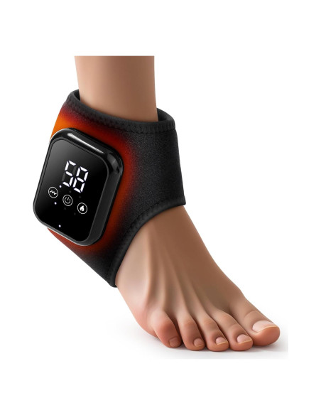 Masajeador de Tobillo WOLOYHEATIE con Calor y Vibración